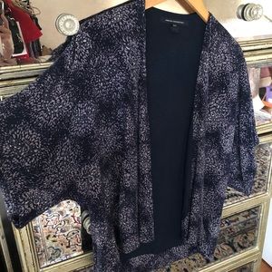 Abstract butterfly kimono French Connection